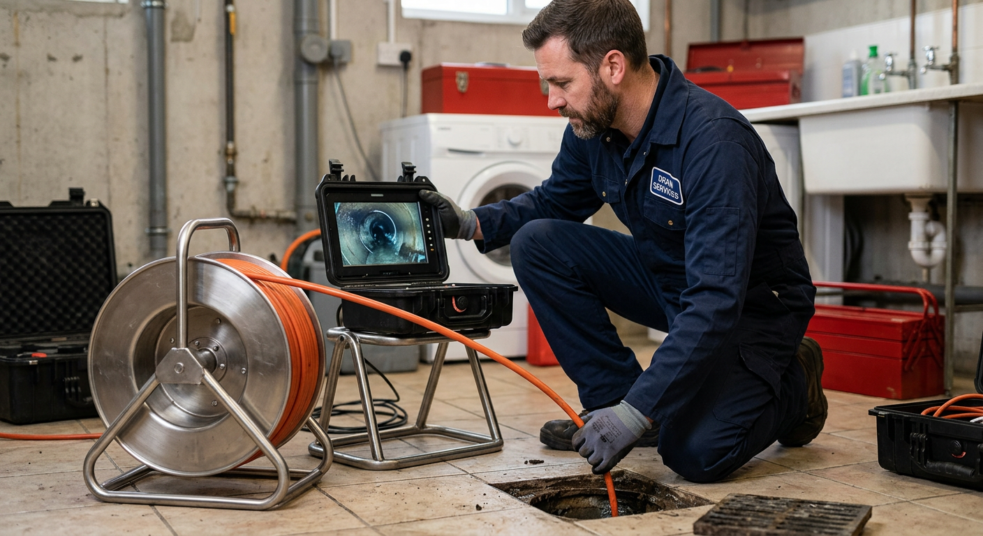 Inspection caméra endoscopique de canalisation à Saint-Germain-en-Laye